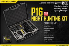 Nitecore P16 hunting kit